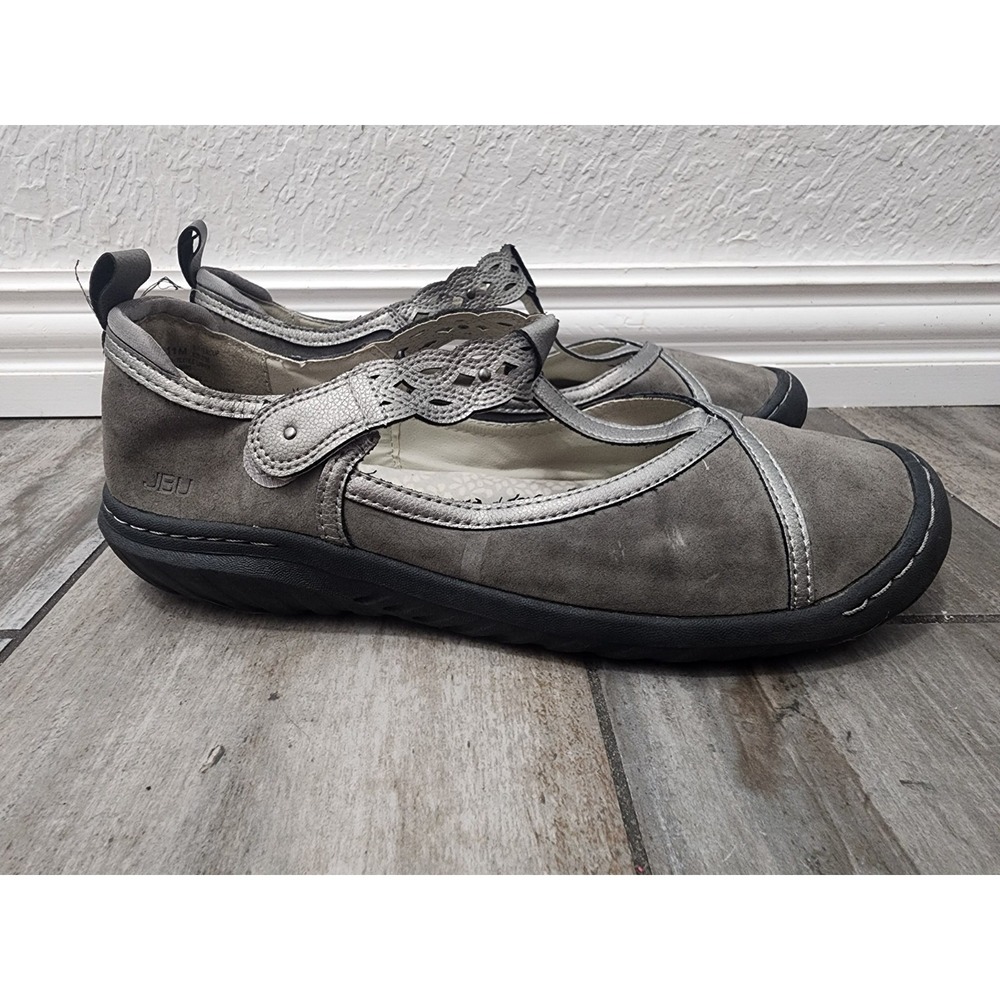 JBU by Jambu Buttercup Mary Jane Flats Womens Size 11 M Gray Comfort Shoes